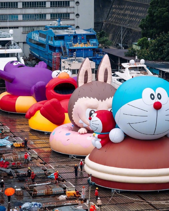 四大IP巨型充氣雕塑維港首航 海上巡遊結合市集締造文化旅遊新體驗