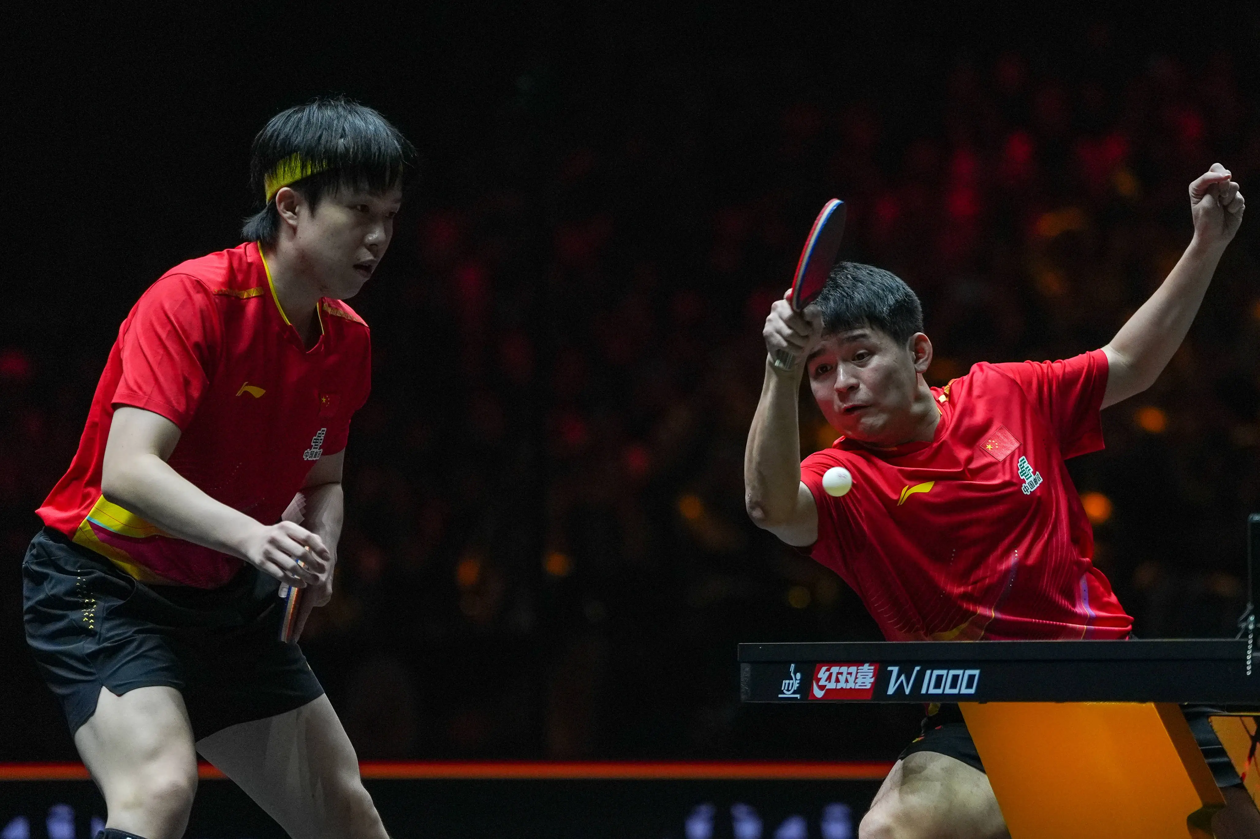 王楚欽/林詩棟奪WTT男雙冠軍