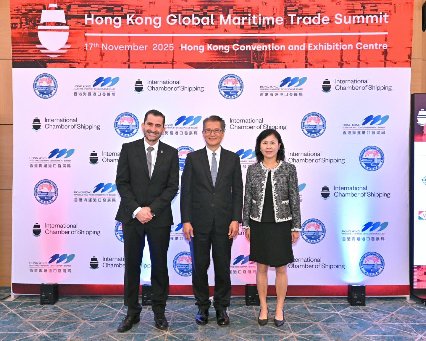 香港海運周盛大開幕：陳美寶強調獨特優勢與深化合作