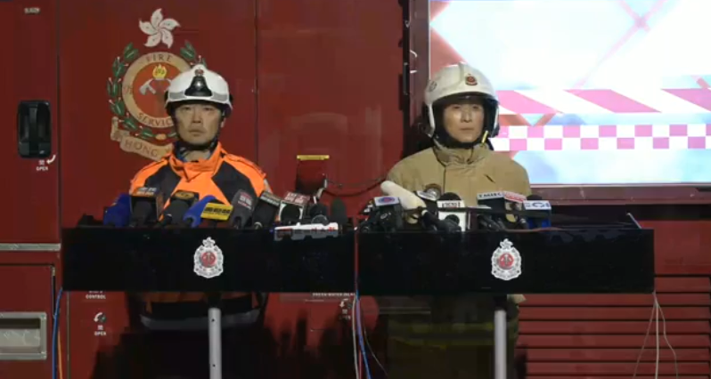 宏福苑五級火釀79死1殉職　消防全苑破門搜救　料今晨完成滅火