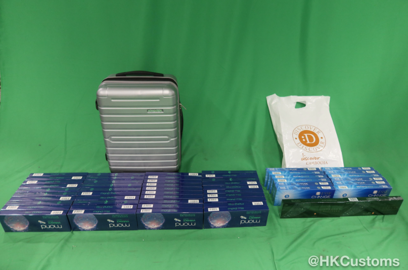 兩旅客攜逾萬支未完稅香煙抵港 各判監禁及罰款 海關強調刑罰具阻嚇力