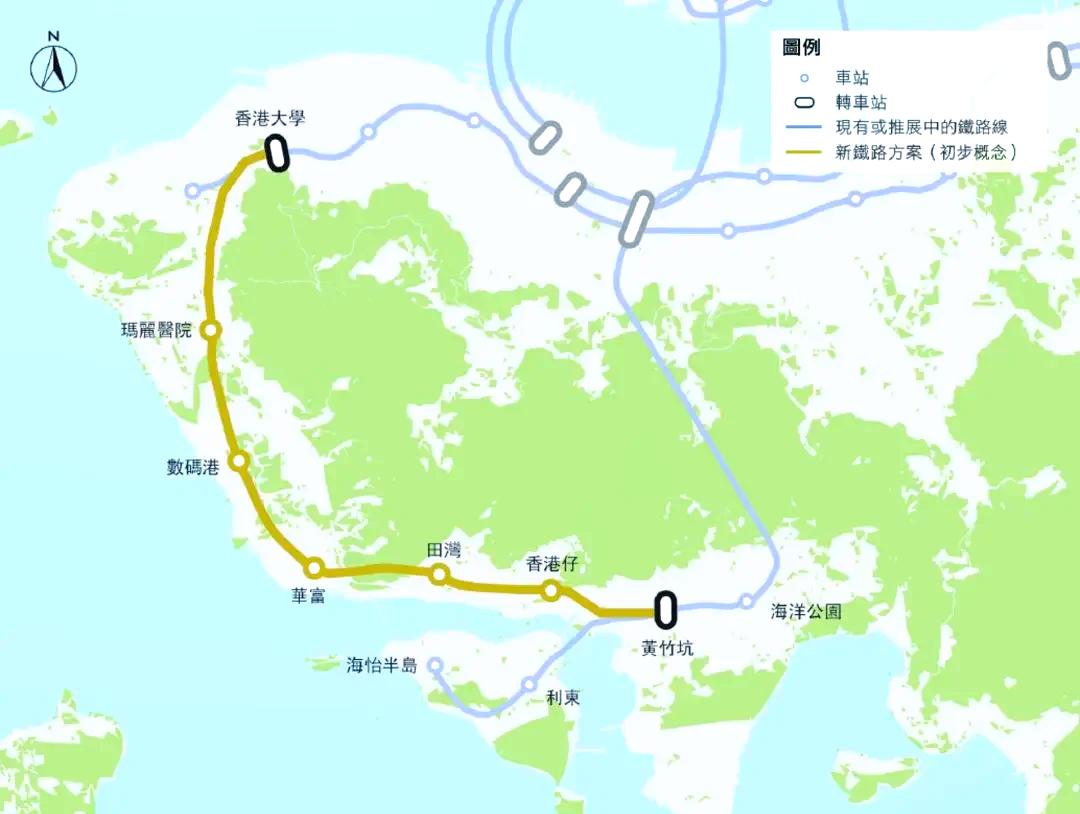 南港島綫西段規劃獲批 智慧綠色運輸系統破地形困局 冀2034年前通車