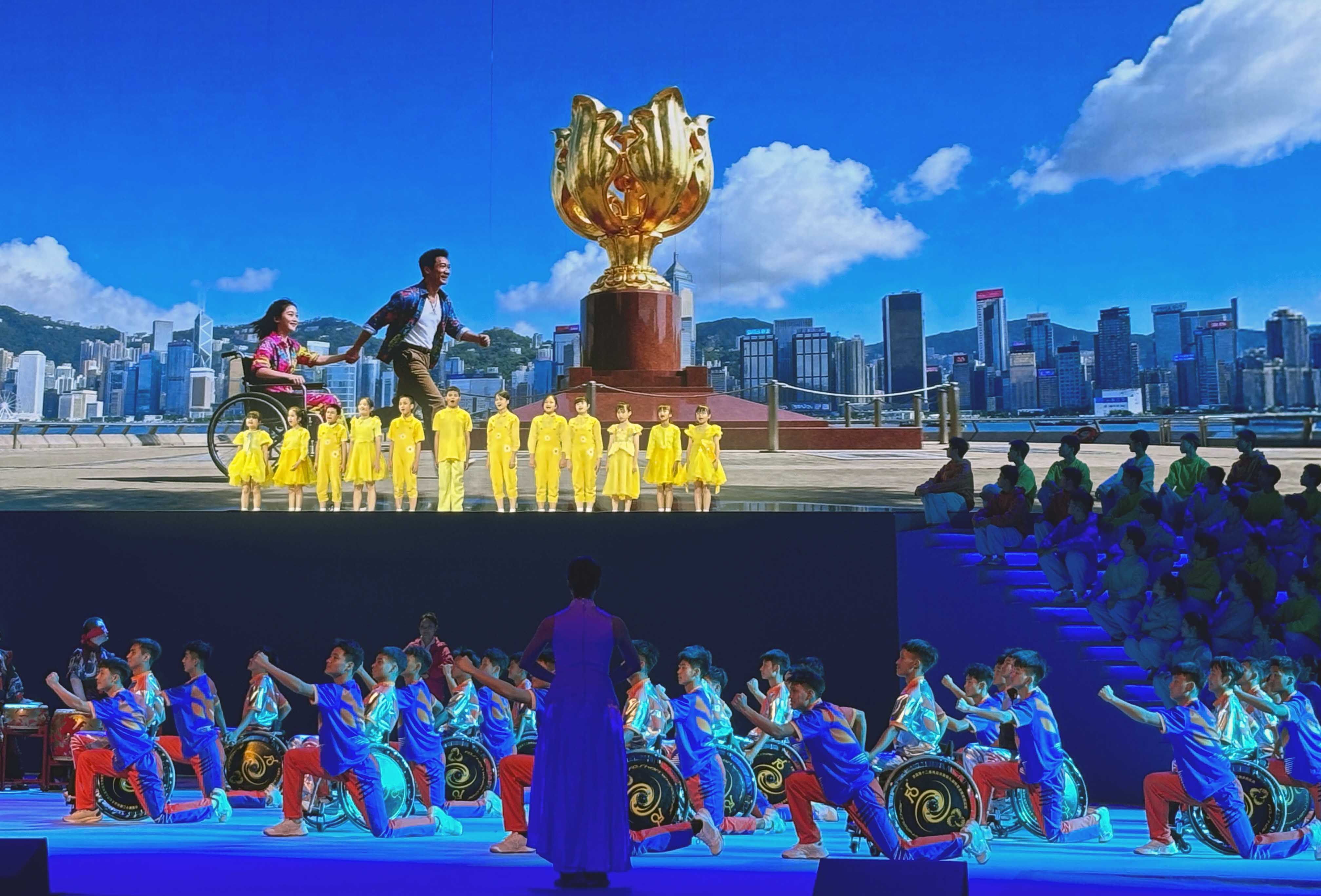 少林小子助陣殘特奧閉幕 武術匯演展殘健共融情