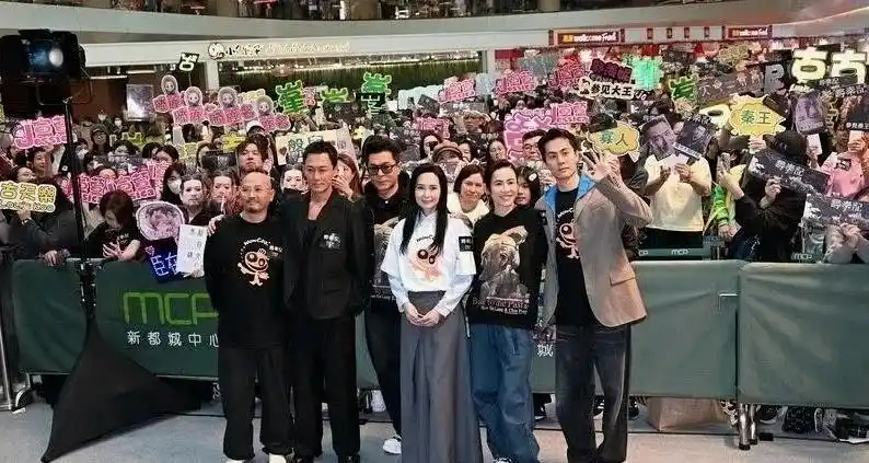 《尋秦記》票房衝破8500萬 古天樂鬆口續集視乎全球成績 宣萱現場扭耳仔為其提神