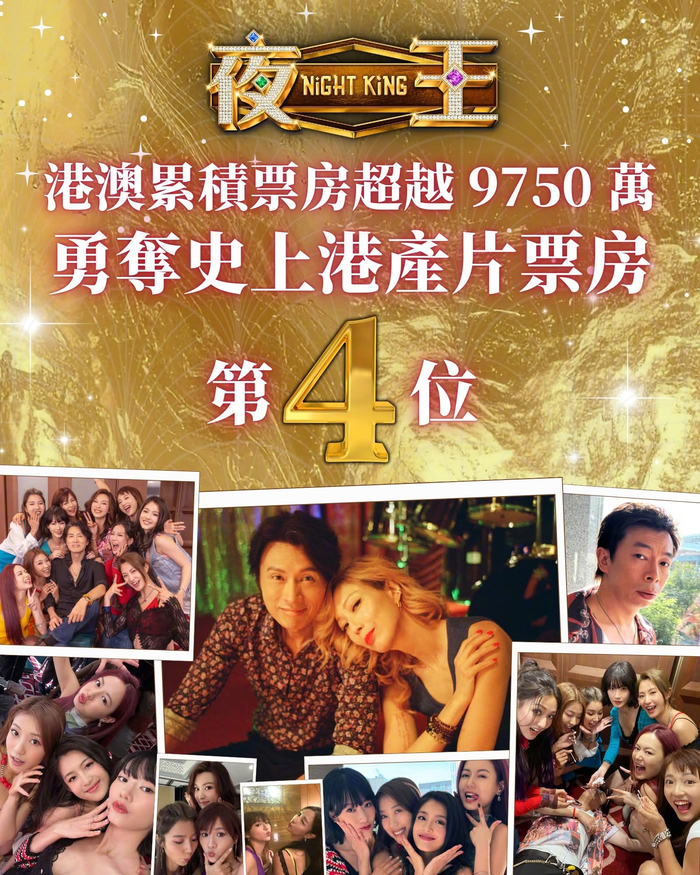 《夜王》港澳票房破億 躋身港產片史上第四位