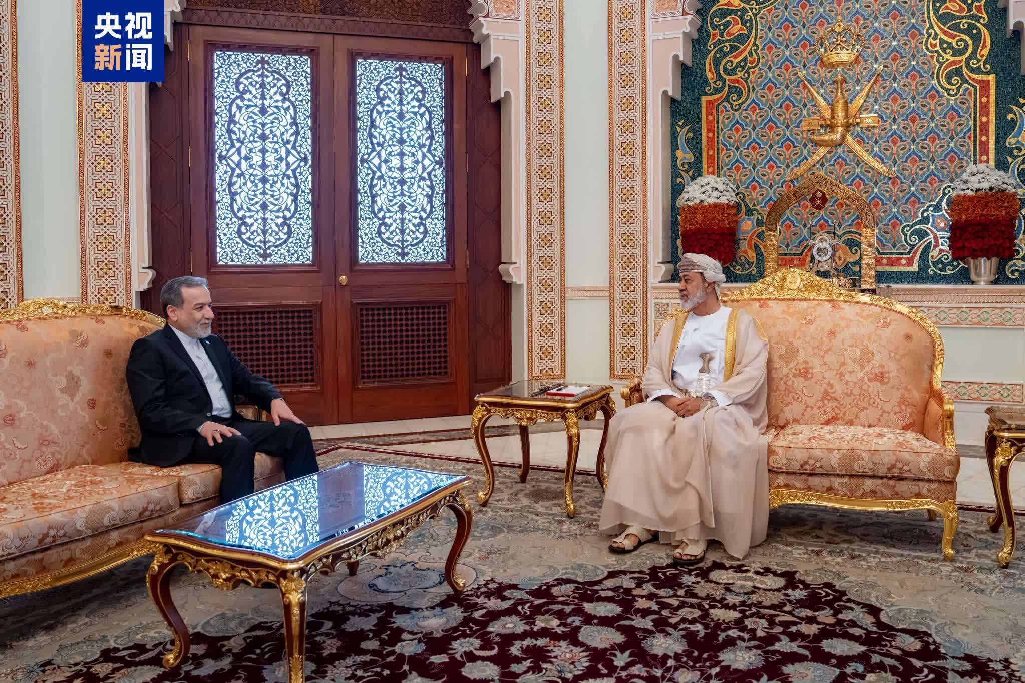 阿曼蘇丹接見伊朗外長 強調外交化解衝突