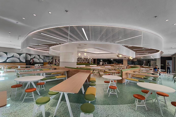 大厅公区等待区现浇环氧水磨石