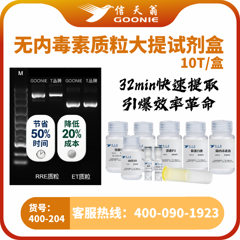 无内毒素质粒大提试剂盒