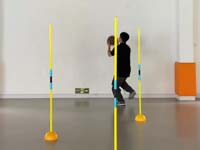 初一年级篮球绕杆上篮-教案视频