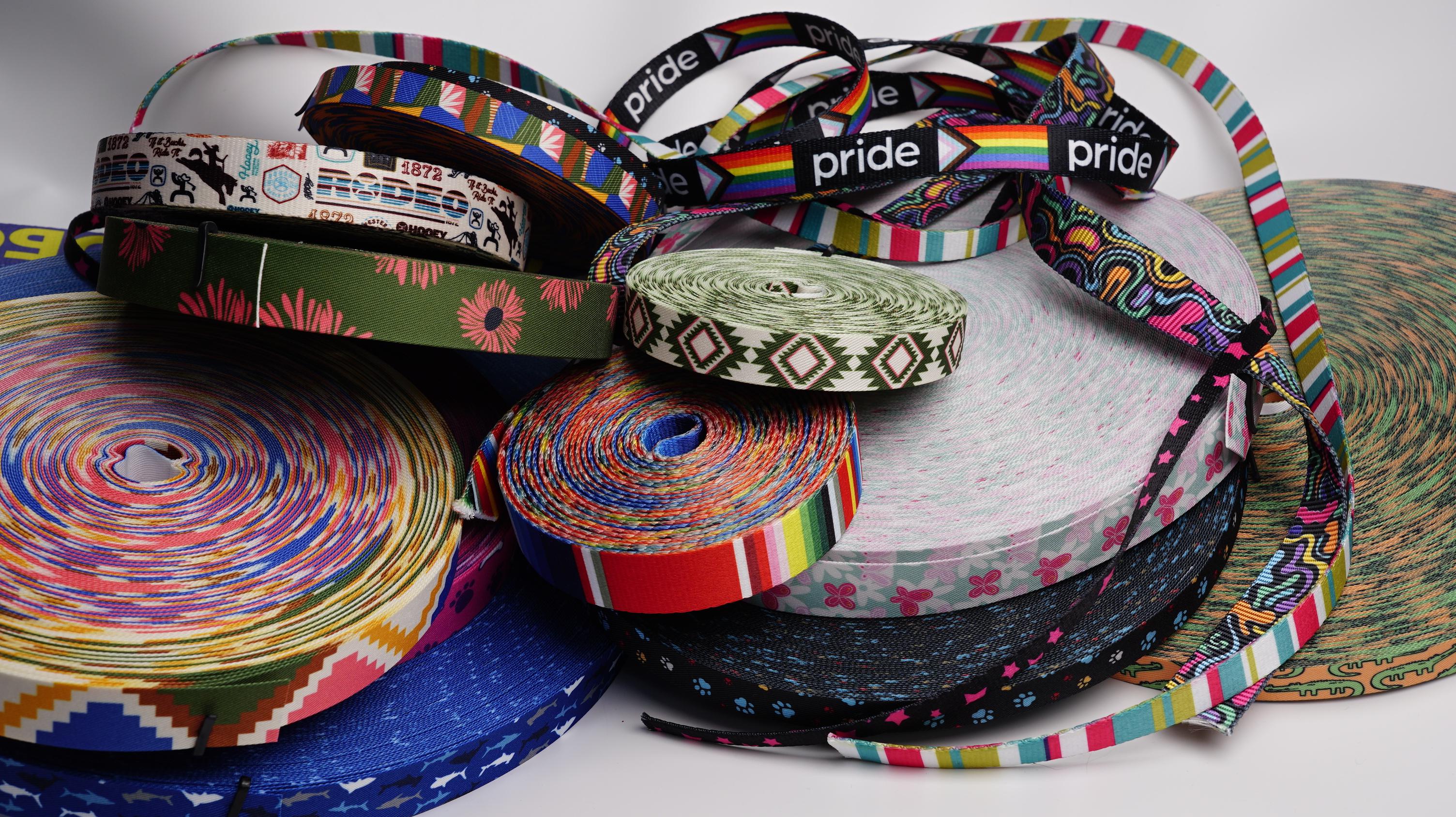 绚丽多彩 —— 热升华印花织带的视觉盛宴