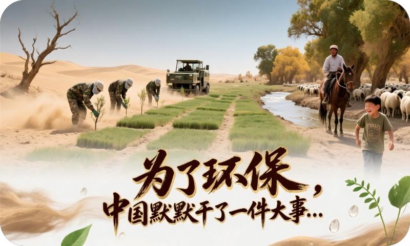 为了环保，中国默默干了一件大事……