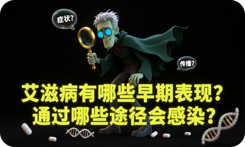艾滋病有哪些早期表现？通过哪些途径会感染？