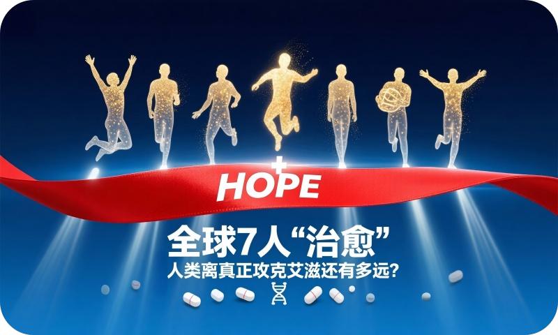 全球7人”治愈”，人类离真正攻克艾滋还有多远?