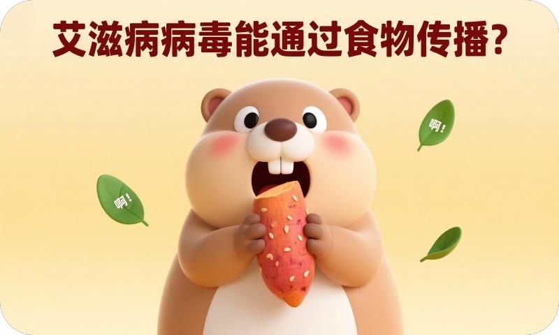 科普一分钟：艾滋病病毒能通过食物传播？