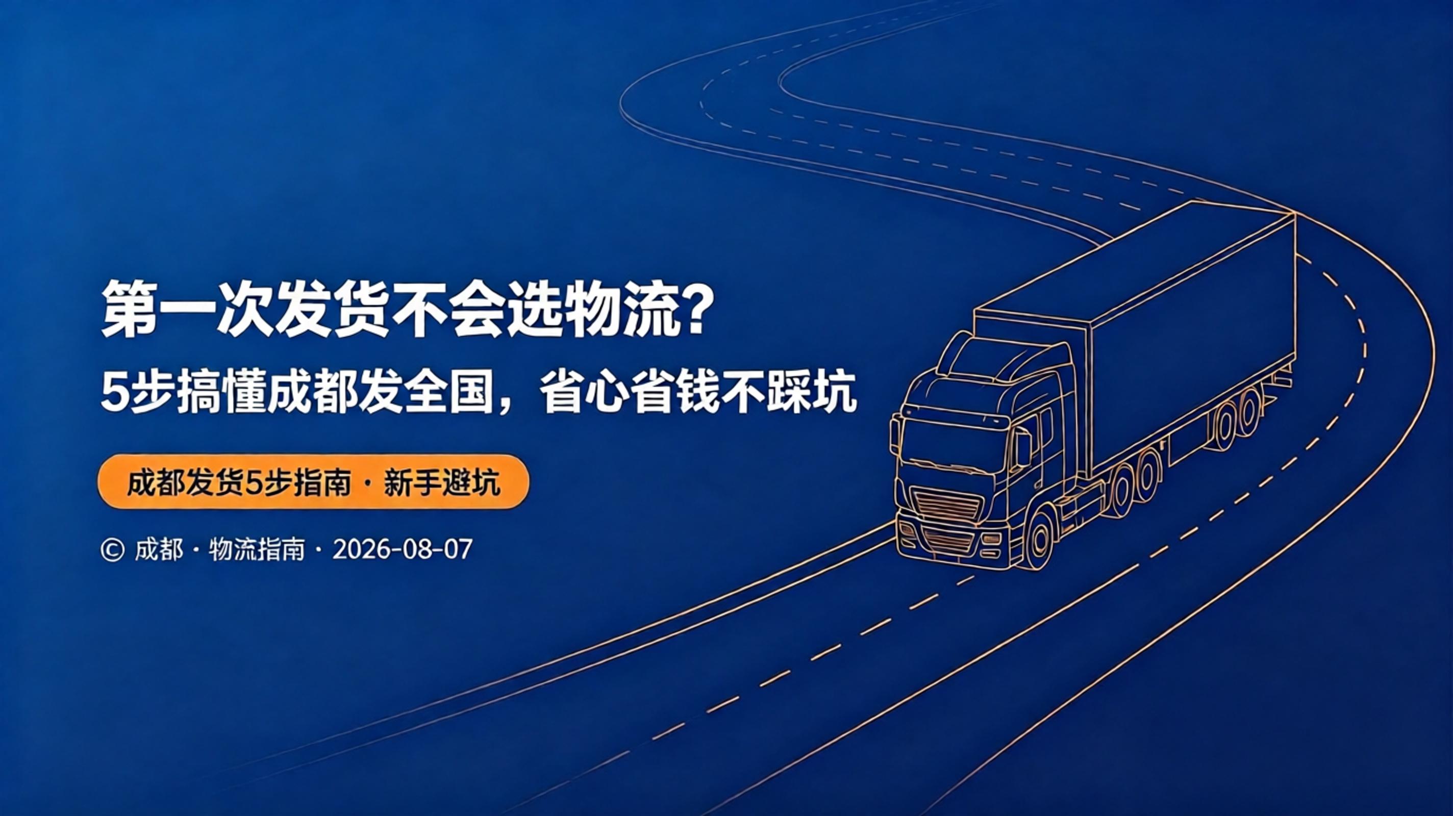 成都发货5步指南·新手避坑