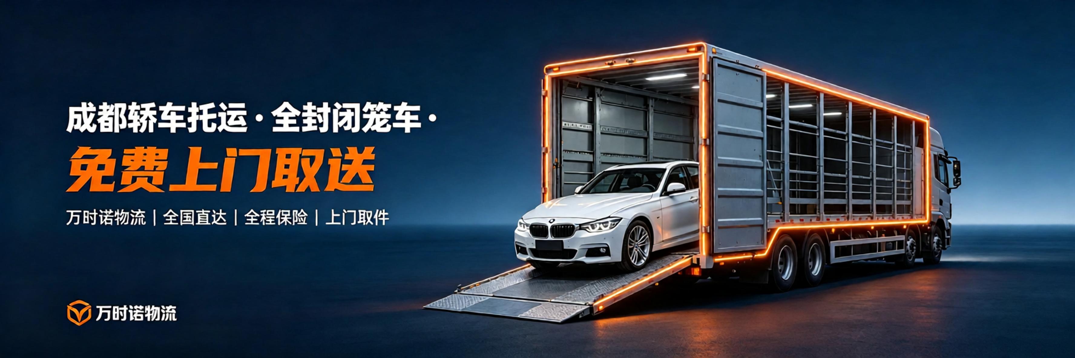 成都轿车托运&middot;全封闭笼车&middot;免费上门取送&middot;万时诺物流