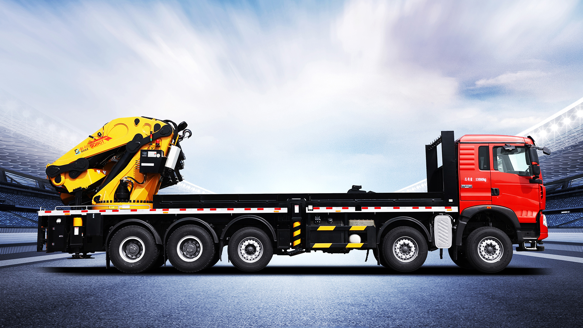 【全折叠式汽车起重机】SQ80T