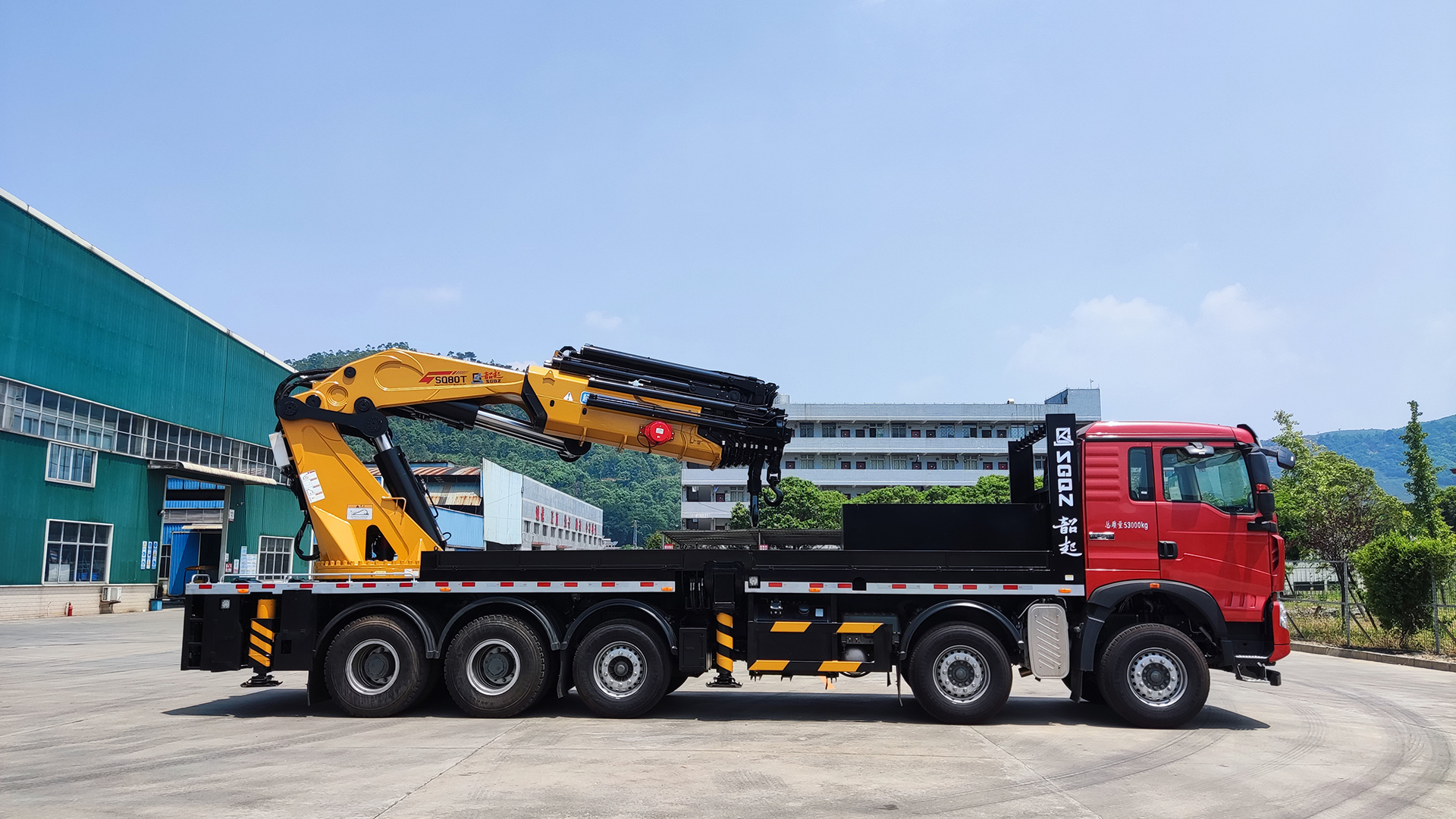 【最强全折臂吊机】韶起SQ80T