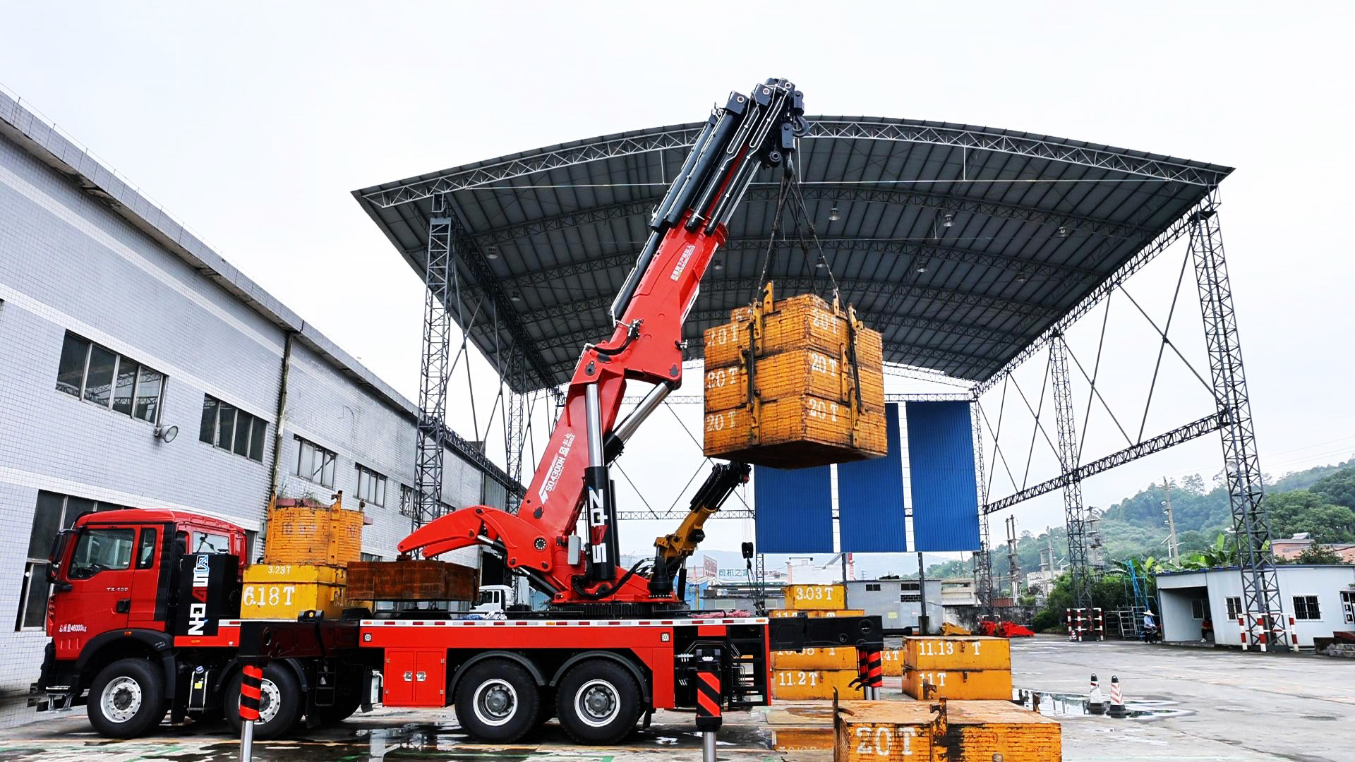 【核弹头威力】SQ4300H起重能力实拍