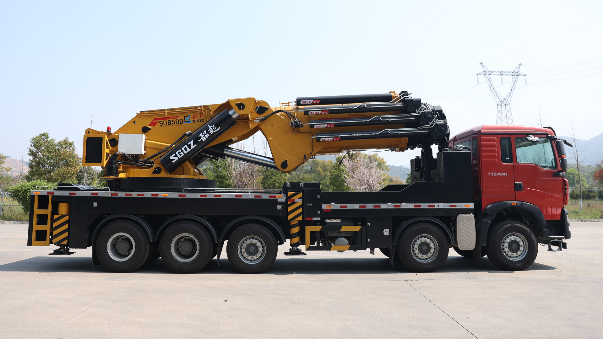韶起SQ8500汽车起重机