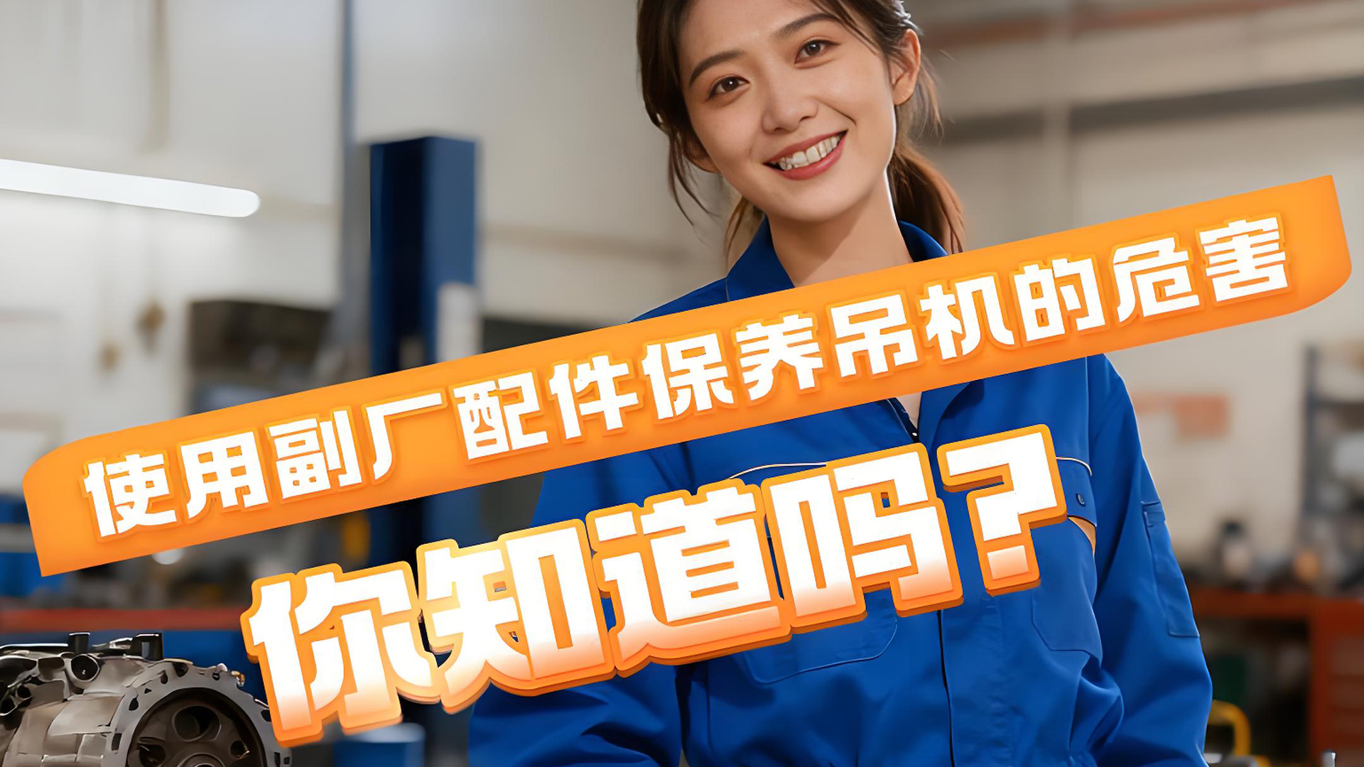 使用副厂配件保养吊机的危害，你知道吗？