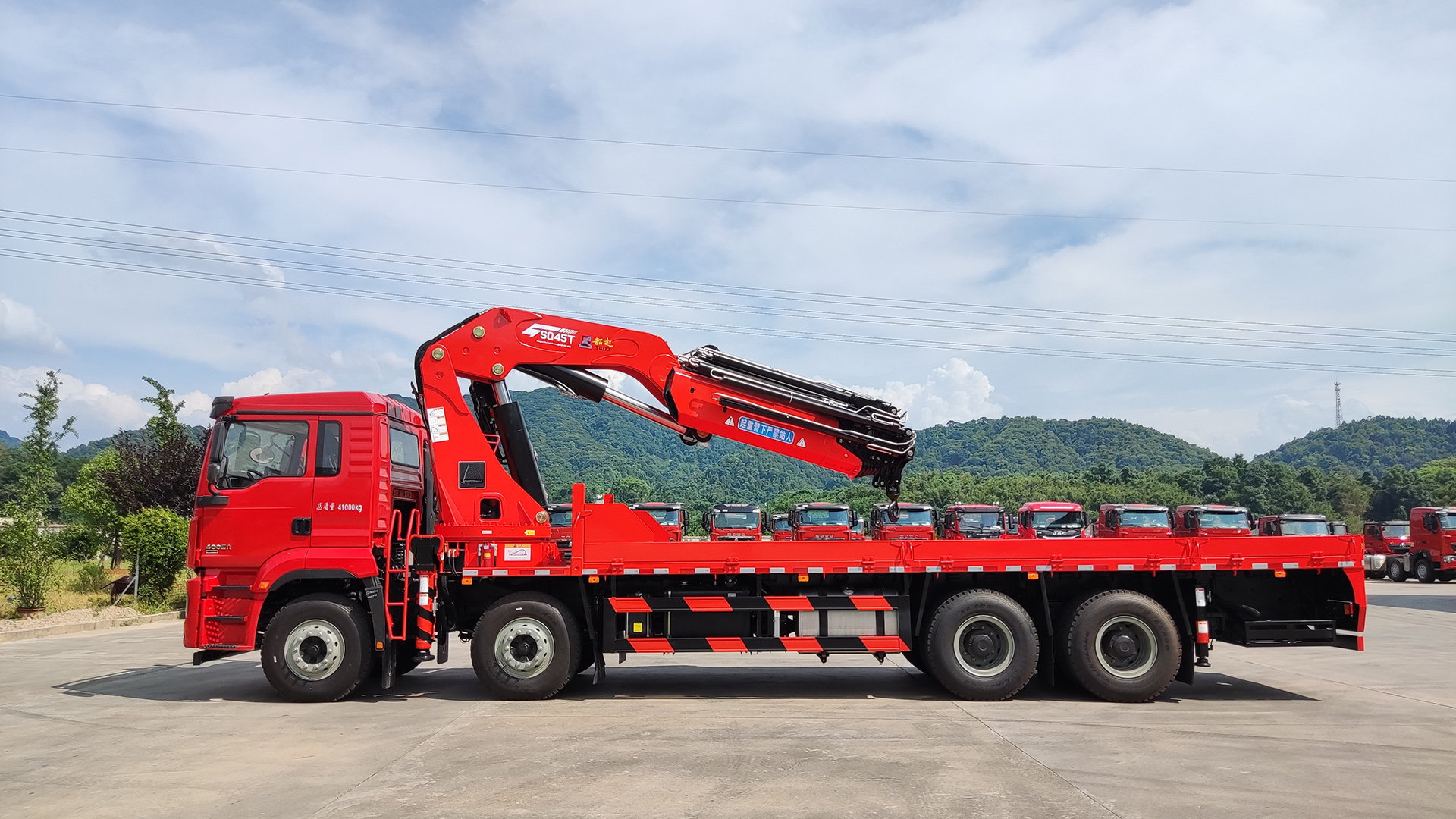 韶起SQ45T全折叠臂式汽车起重机