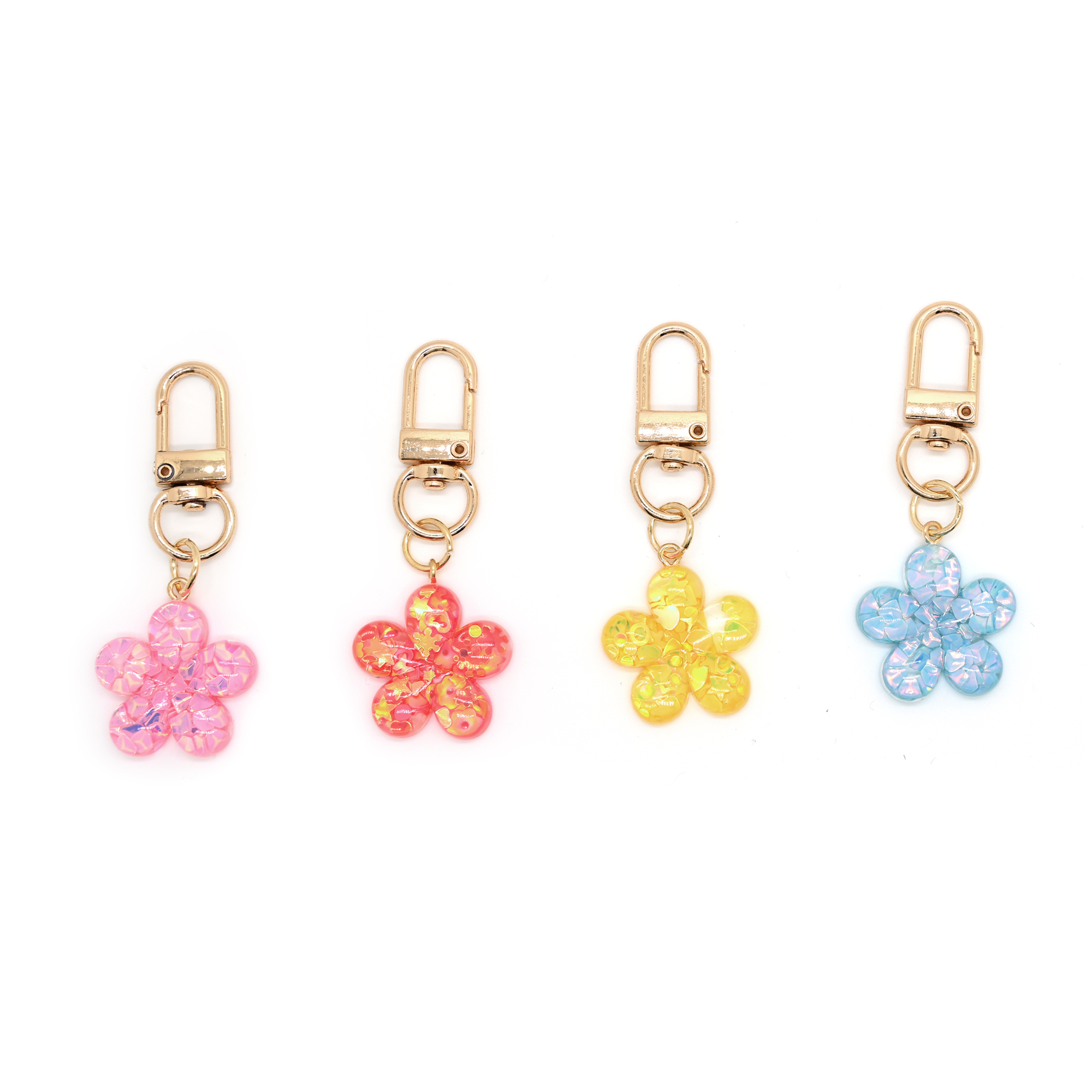 Flower keychain pendant