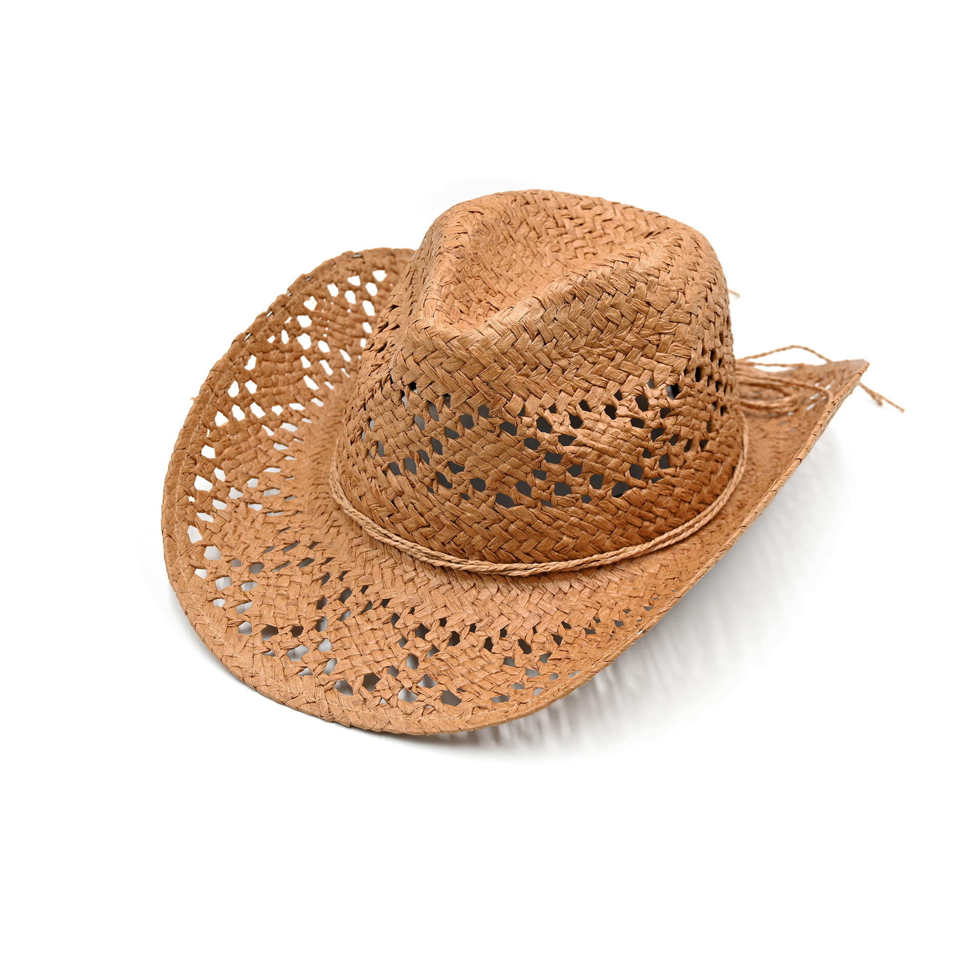 Adult Straw Western Cowgirl Cowboy Hat for Women