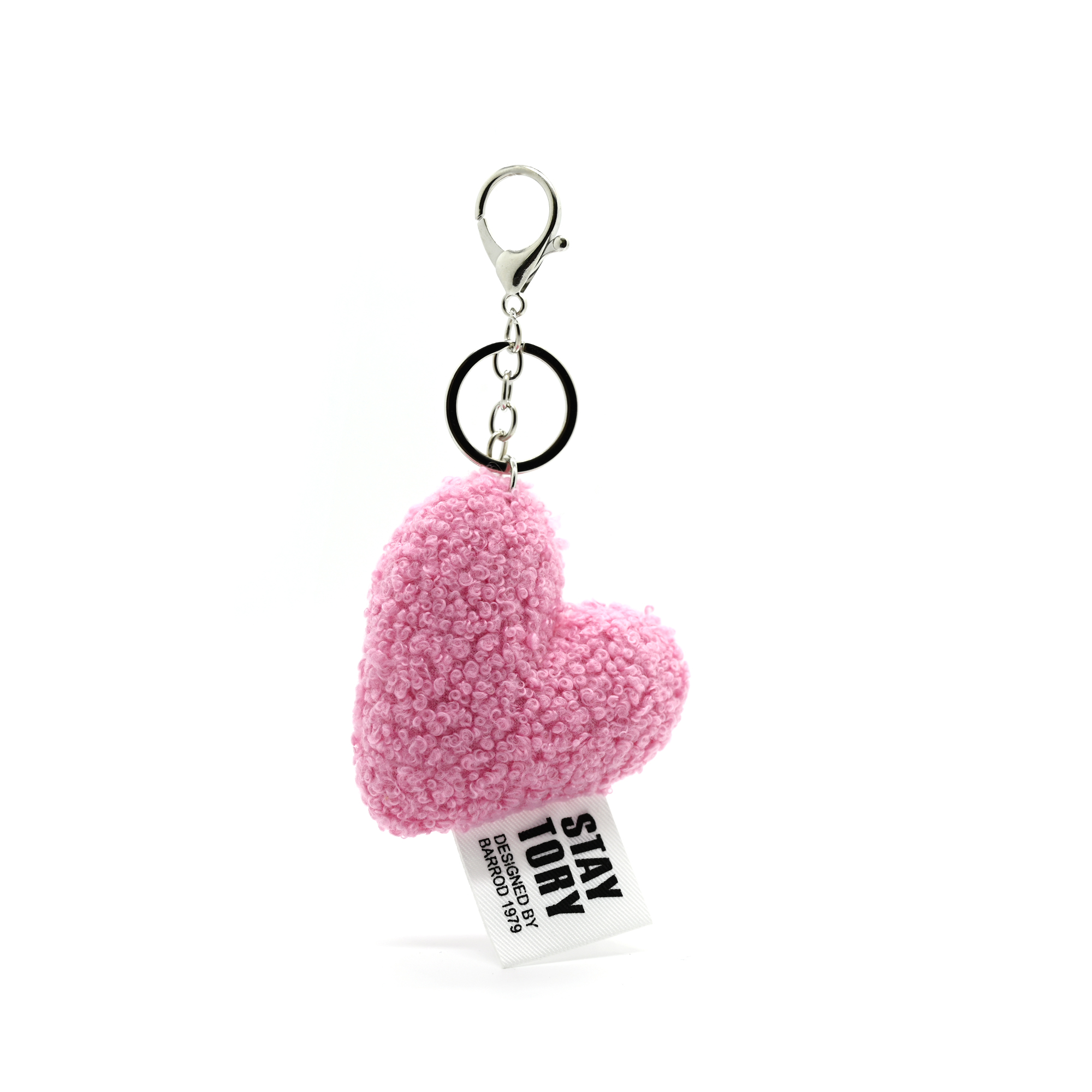 Plush Heart Keychain
