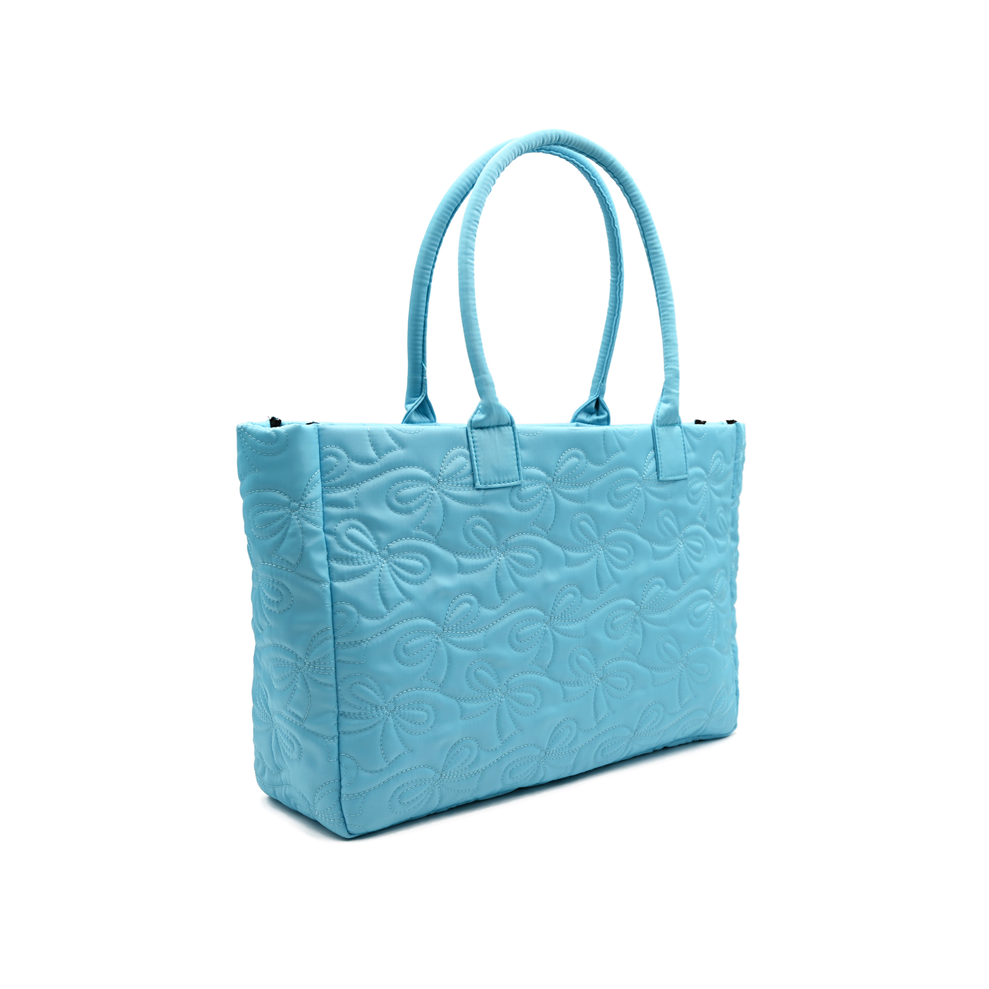 Bow Quilted Tote