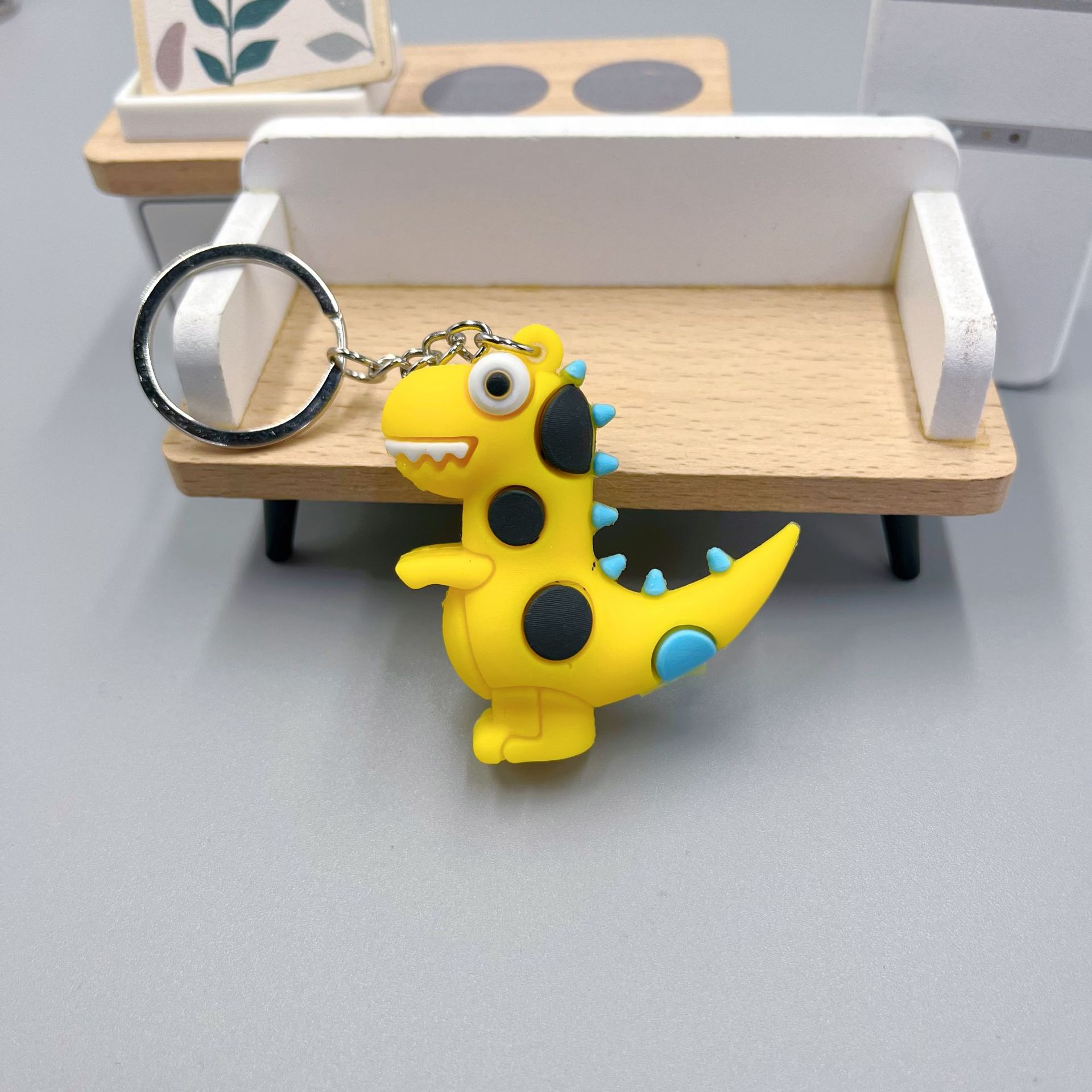 Cute cartoon dinosaur keychains