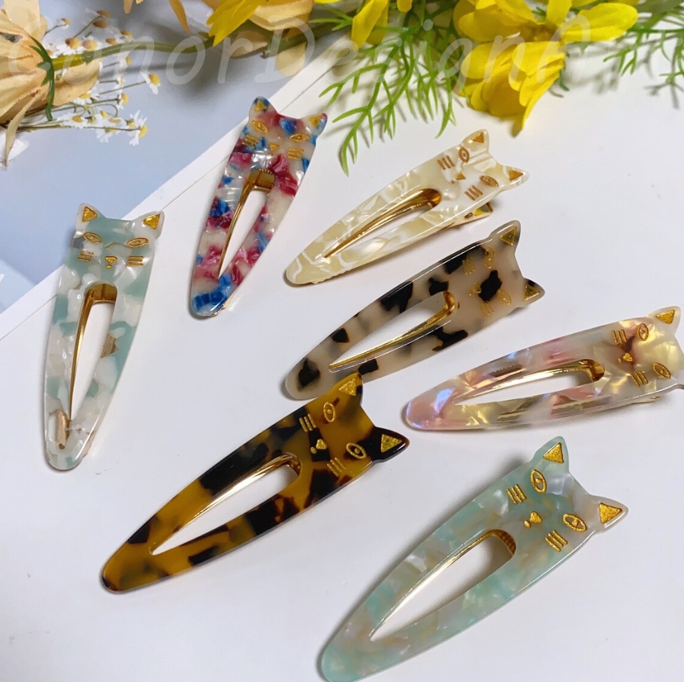 Cute Kitten Hair Clips