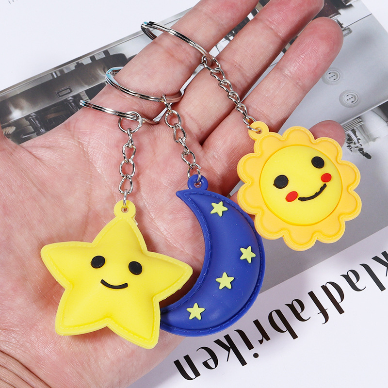 Little Star Moon Keychains