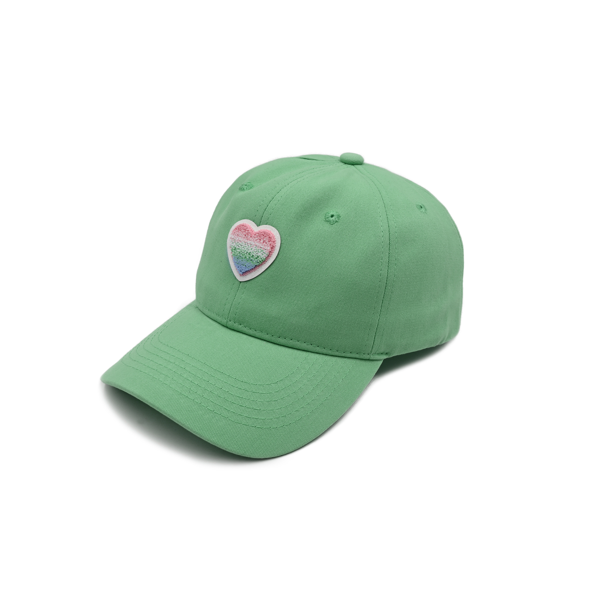 Heart Embroidered Baseball Cap