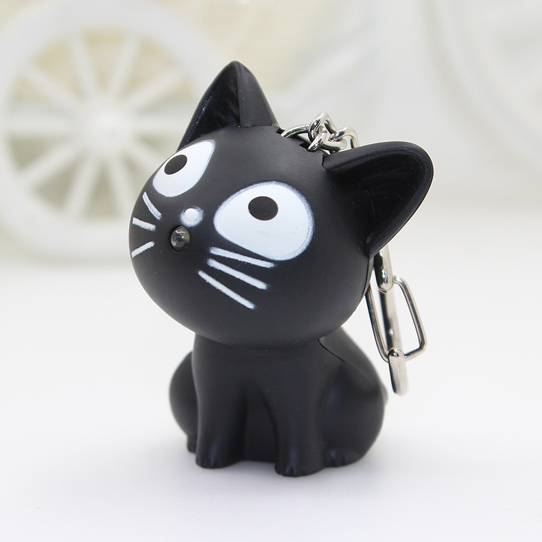 Cheese Cat Mini LED Keychains