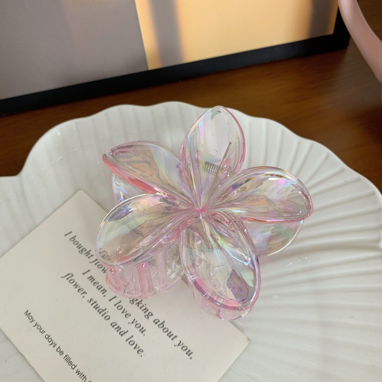 Colorful Plumeria Hairpins