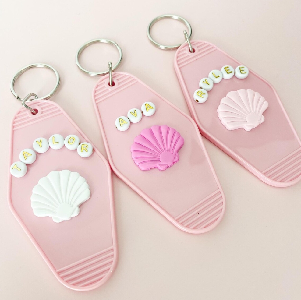Coastal Bachelorette Party Favor Key Chain