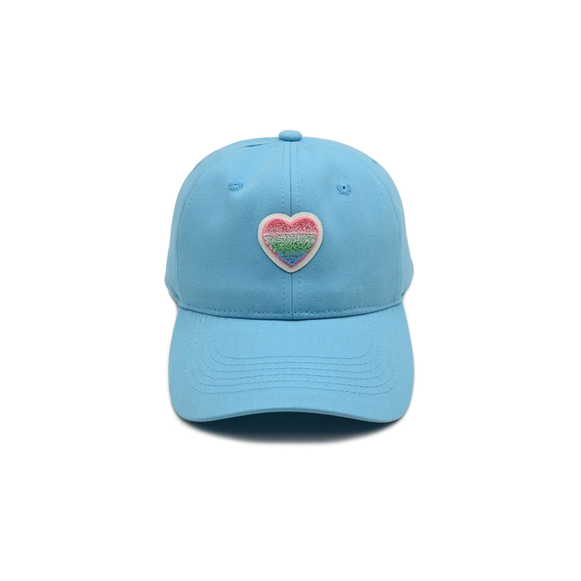 Heart Embroidered Baseball Cap