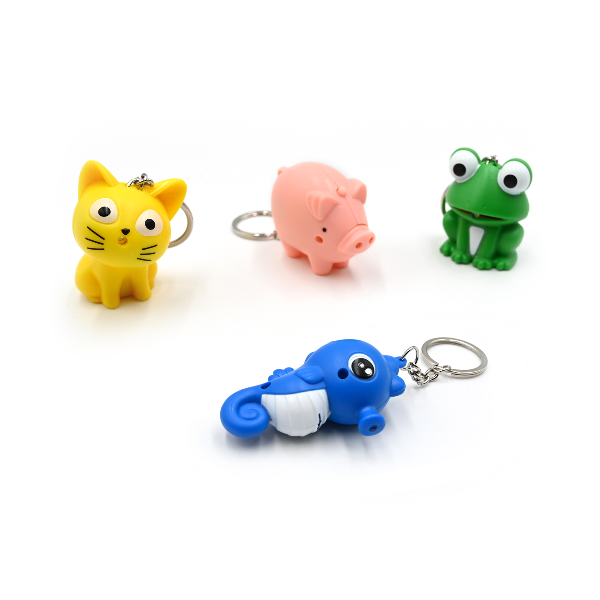 Cartoon animal shape keychain