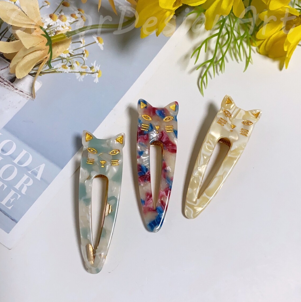 Cute Kitten Hair Clips