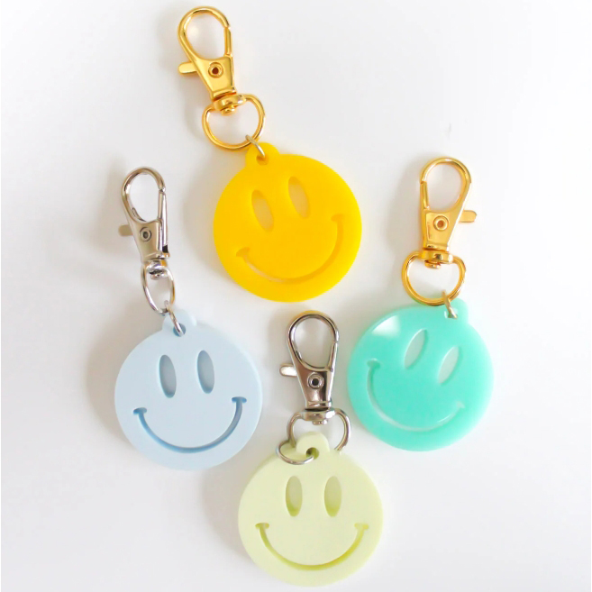 Smiley Face Keychain