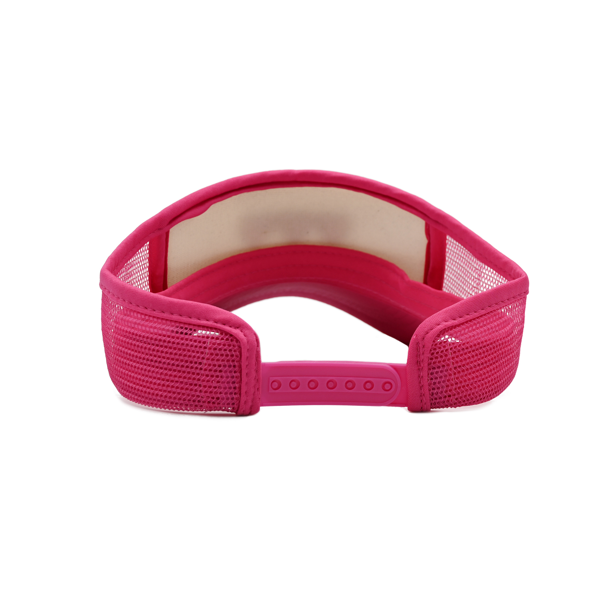 Heart-shaped embroidery visor