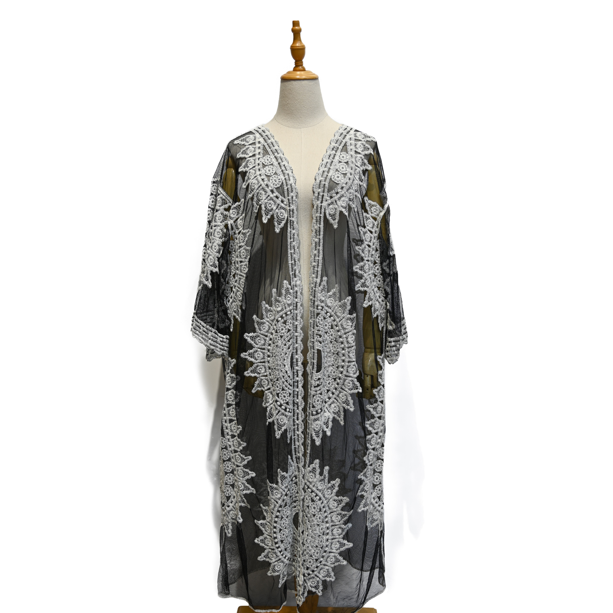 Women's  Long Swimsuit Cover Up Half Sleeve