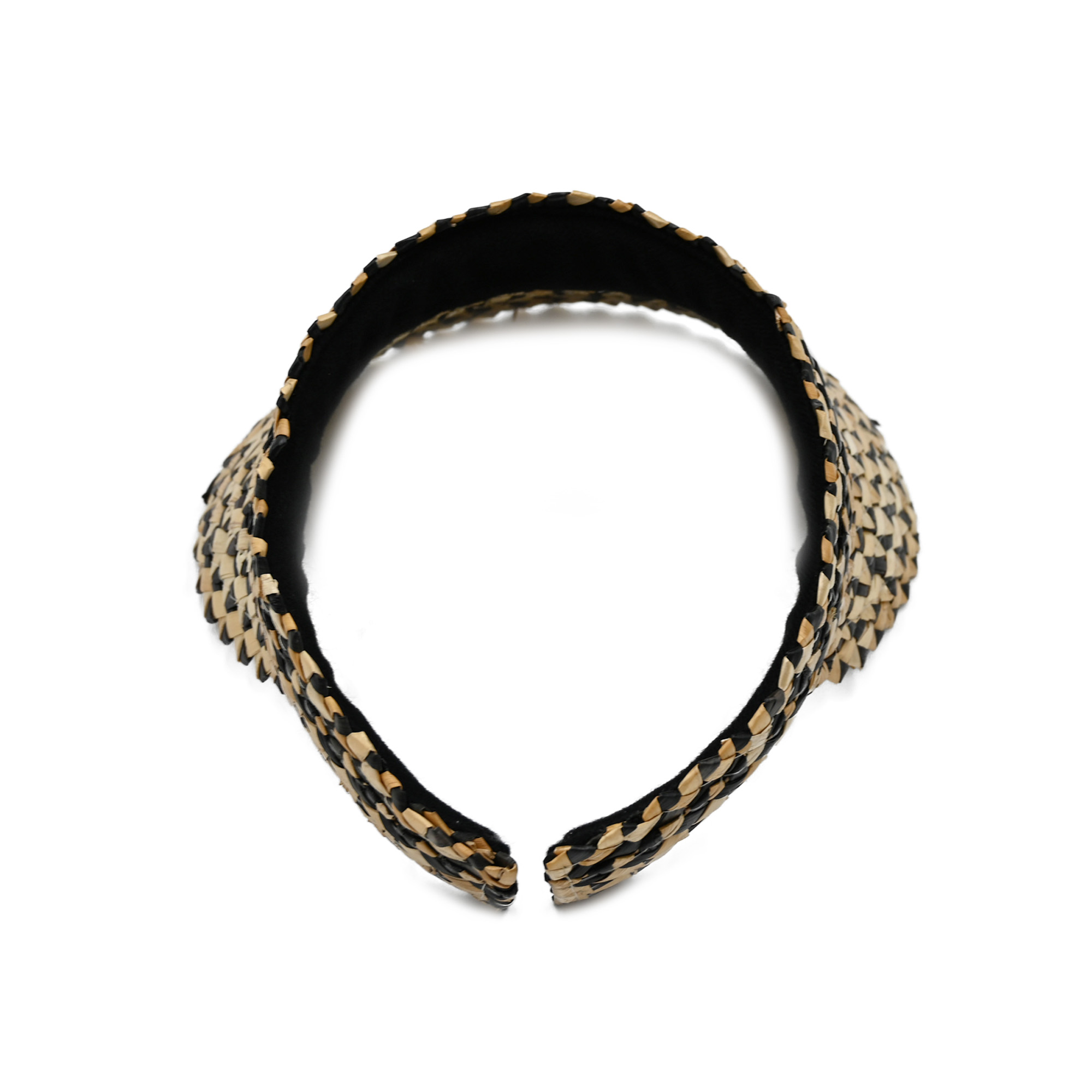 Gold Sun Visor Straw Hat