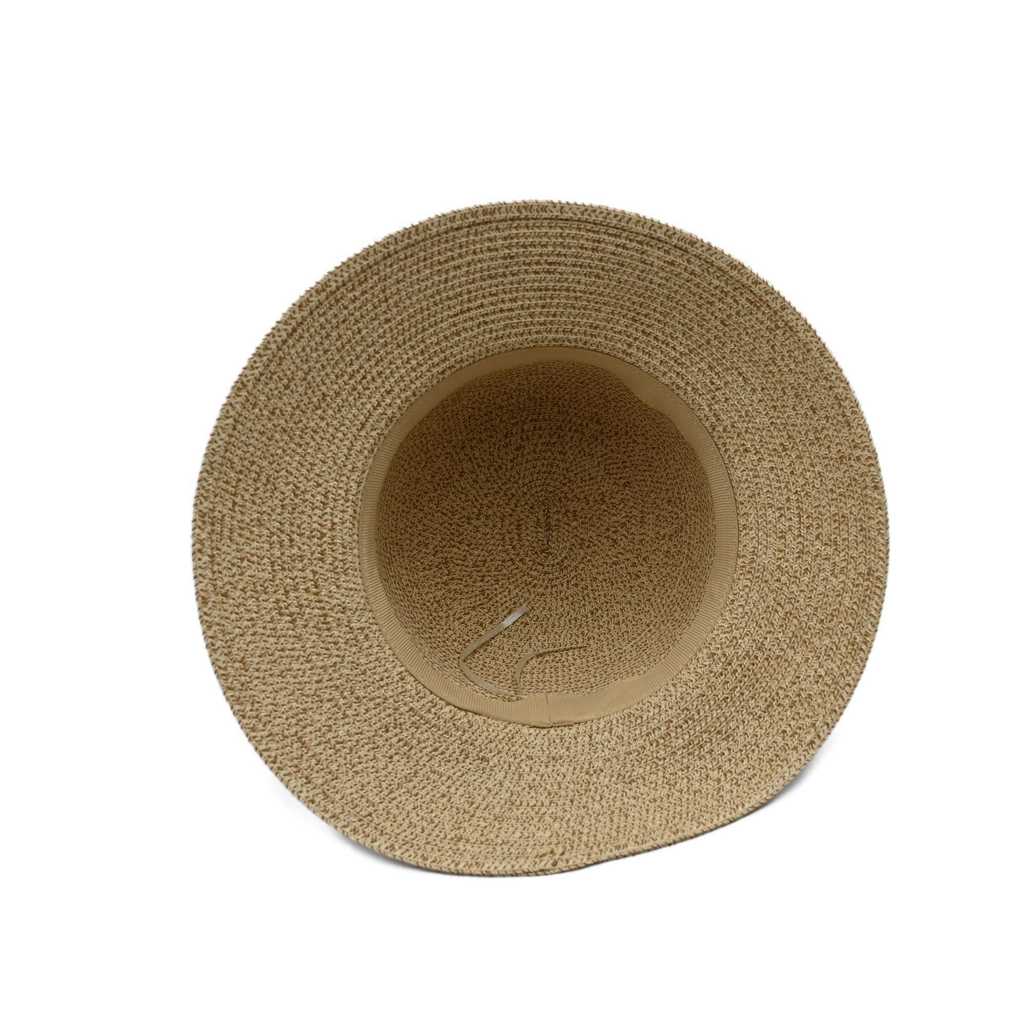 Women's black bow wide-brimmed hat