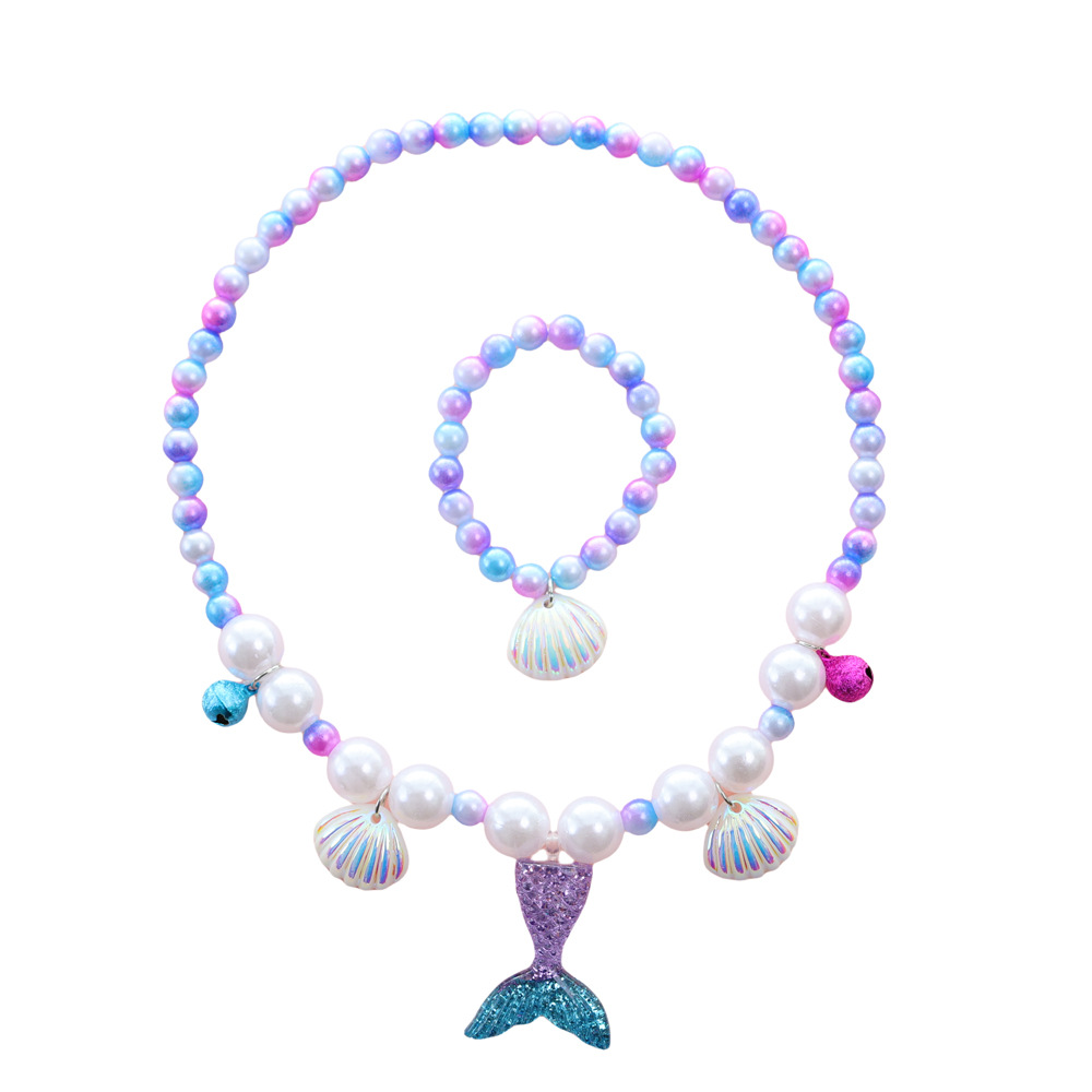 Mermaid Necklace Bracelet Set
