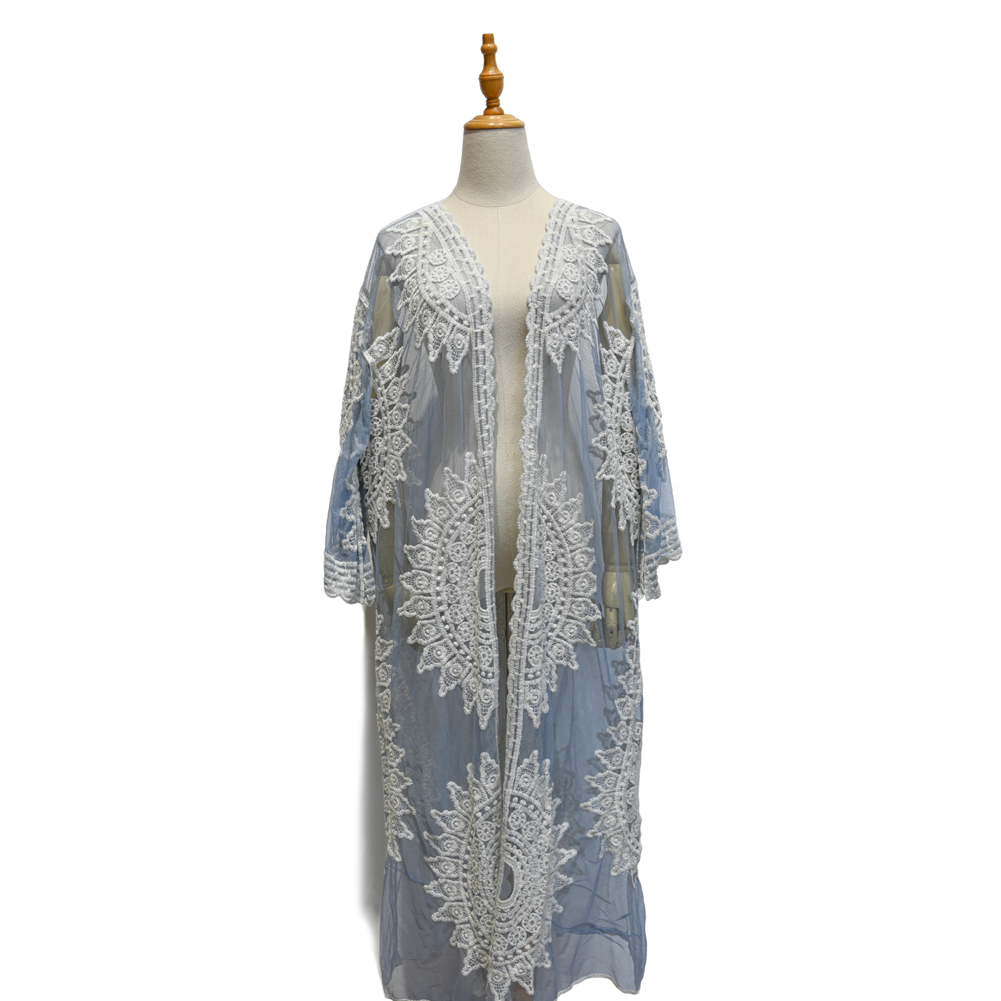 Women's  Long Swimsuit Cover Up Half Sleeve