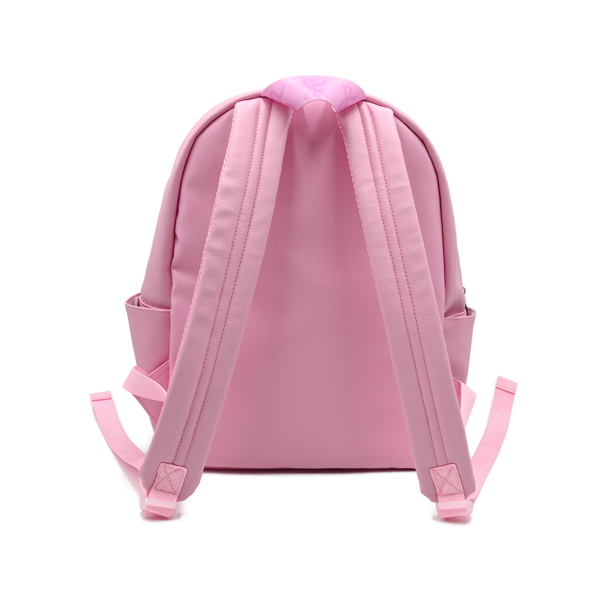 Purple Cherry Print Large Campus Backpack