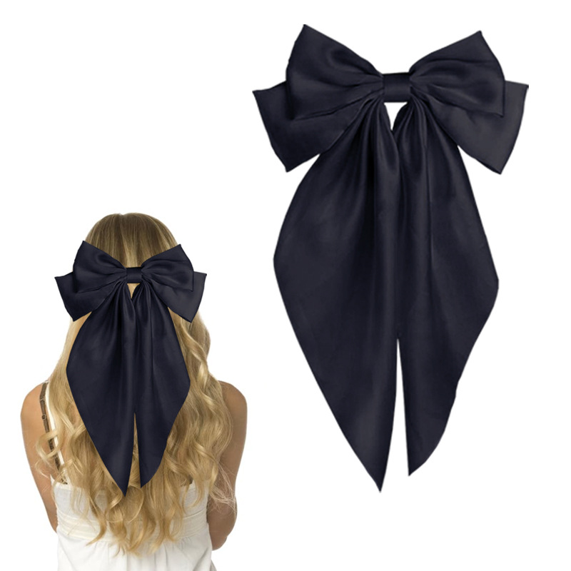 Hair Bow Silky Satin Hair Ribbons