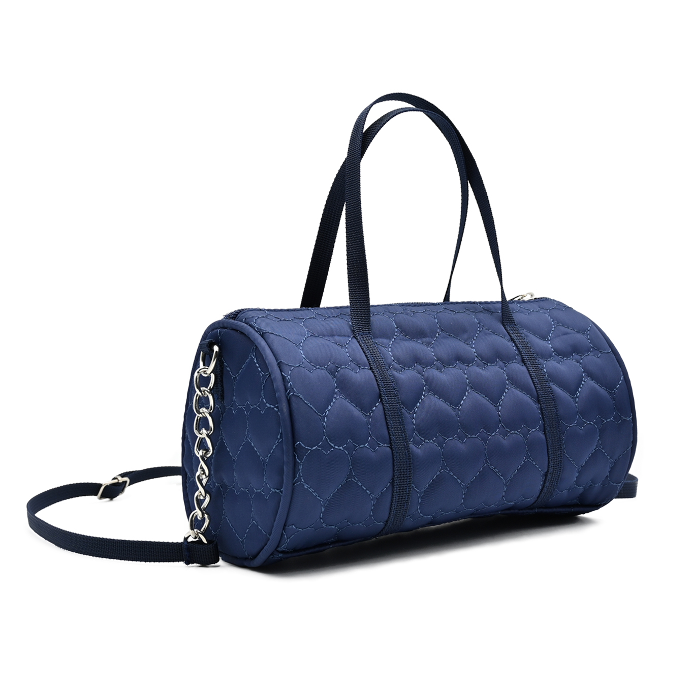 Women Barrel Shaped Shoulder Bag Adjustable Shoulder Strap Crossbody Bag